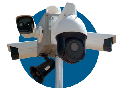surveillance camera tower
