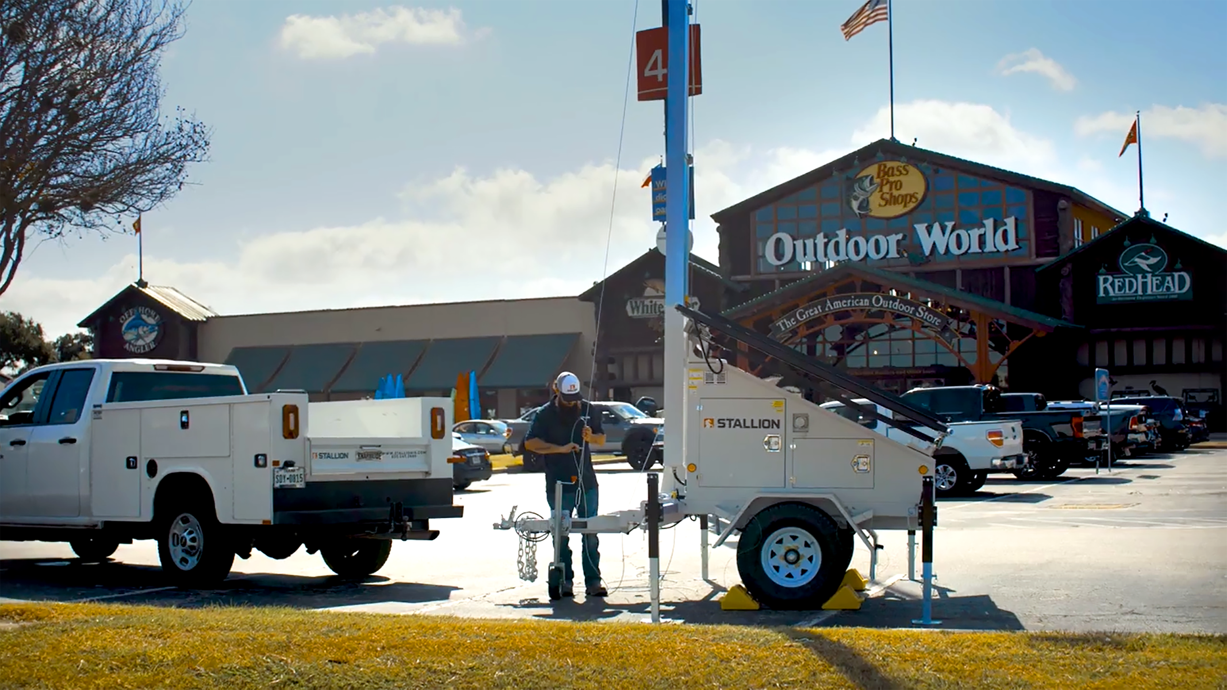 Surveillance Trailer Setup