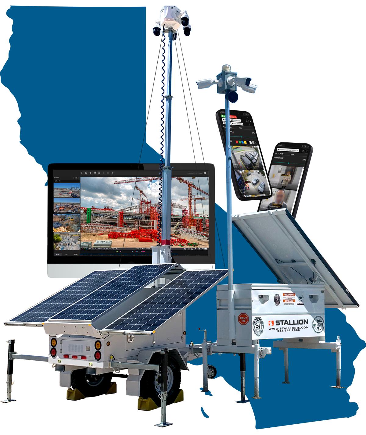 mobile surveillance trailer california