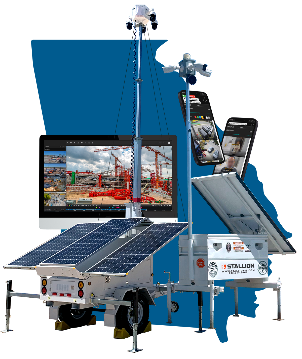 mobile surveillance trailer georgia