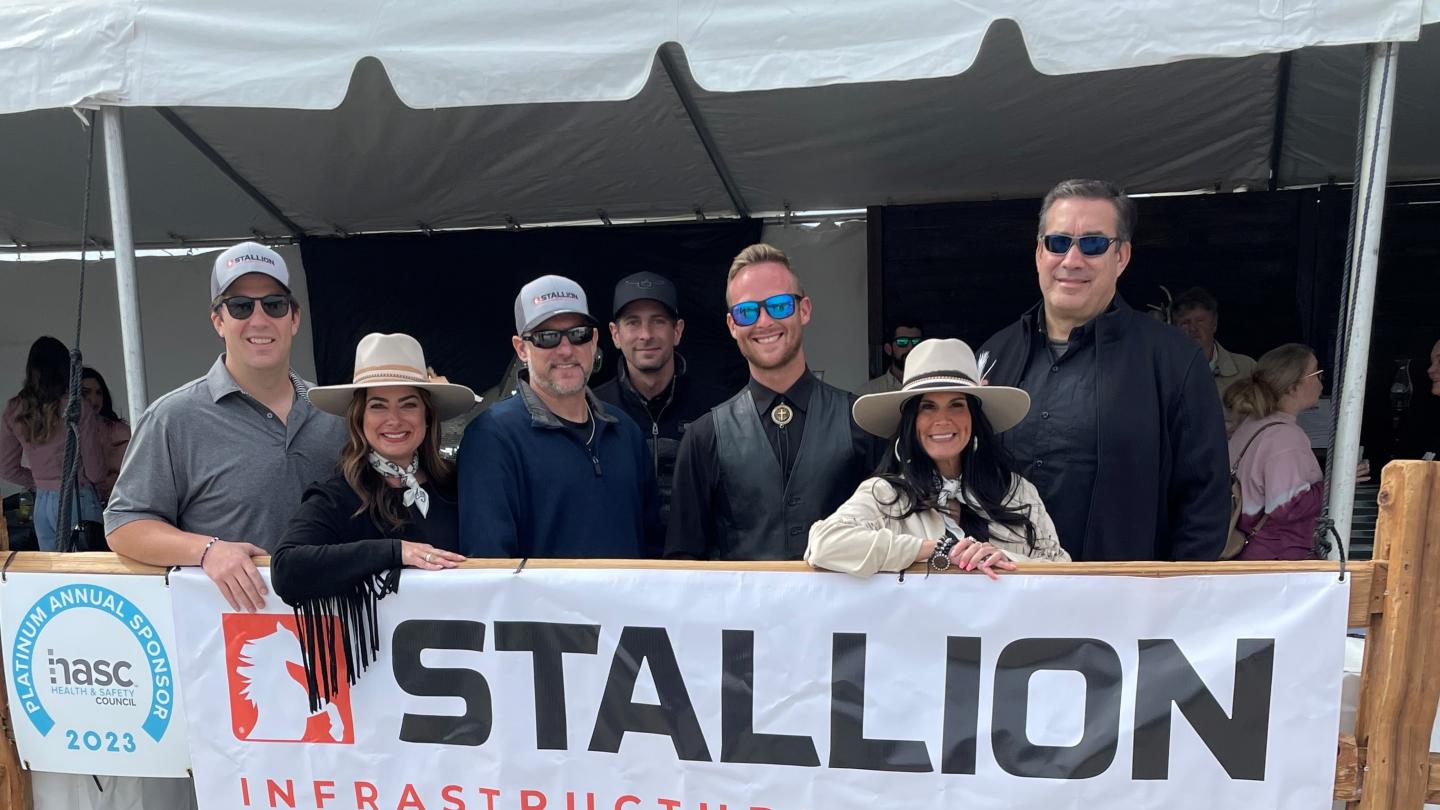 Stallion employees at event