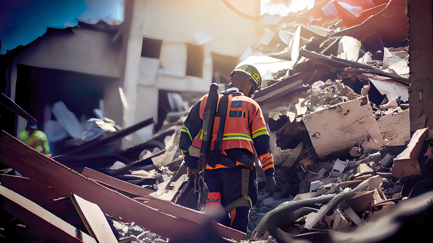 disaster relief banner