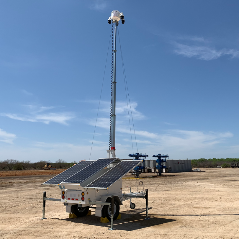 Solar power trailer