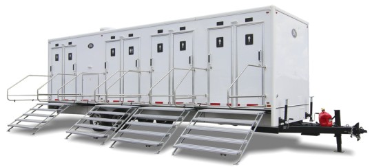 Luxury Restroom Trailer, 8-Stall