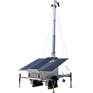 mobile surveillance trailer