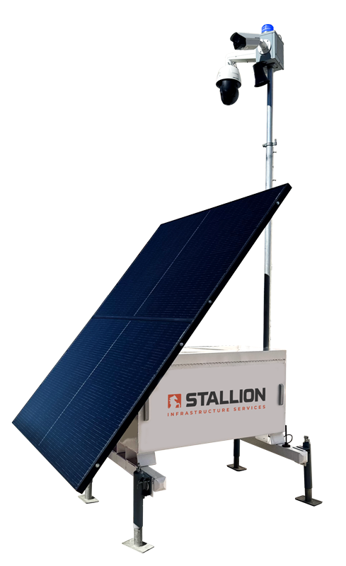 mobile surveillance trailer