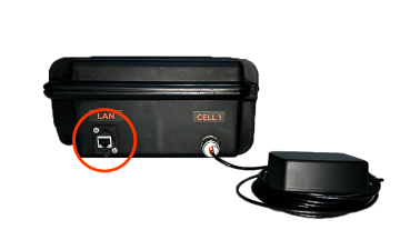 mobile lte unit with LAN circled